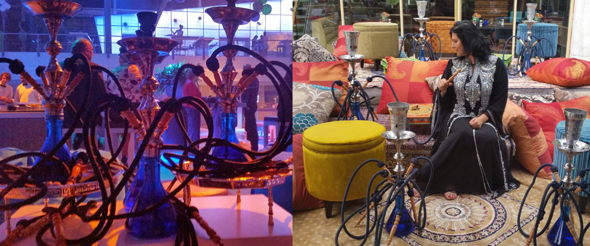 Shisha terras 